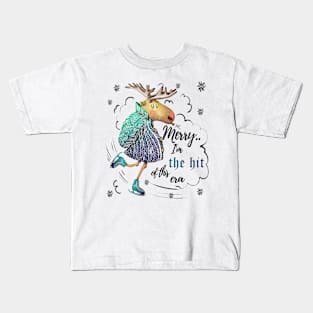 Deer Skater - Era's Holiday Star Kids T-Shirt